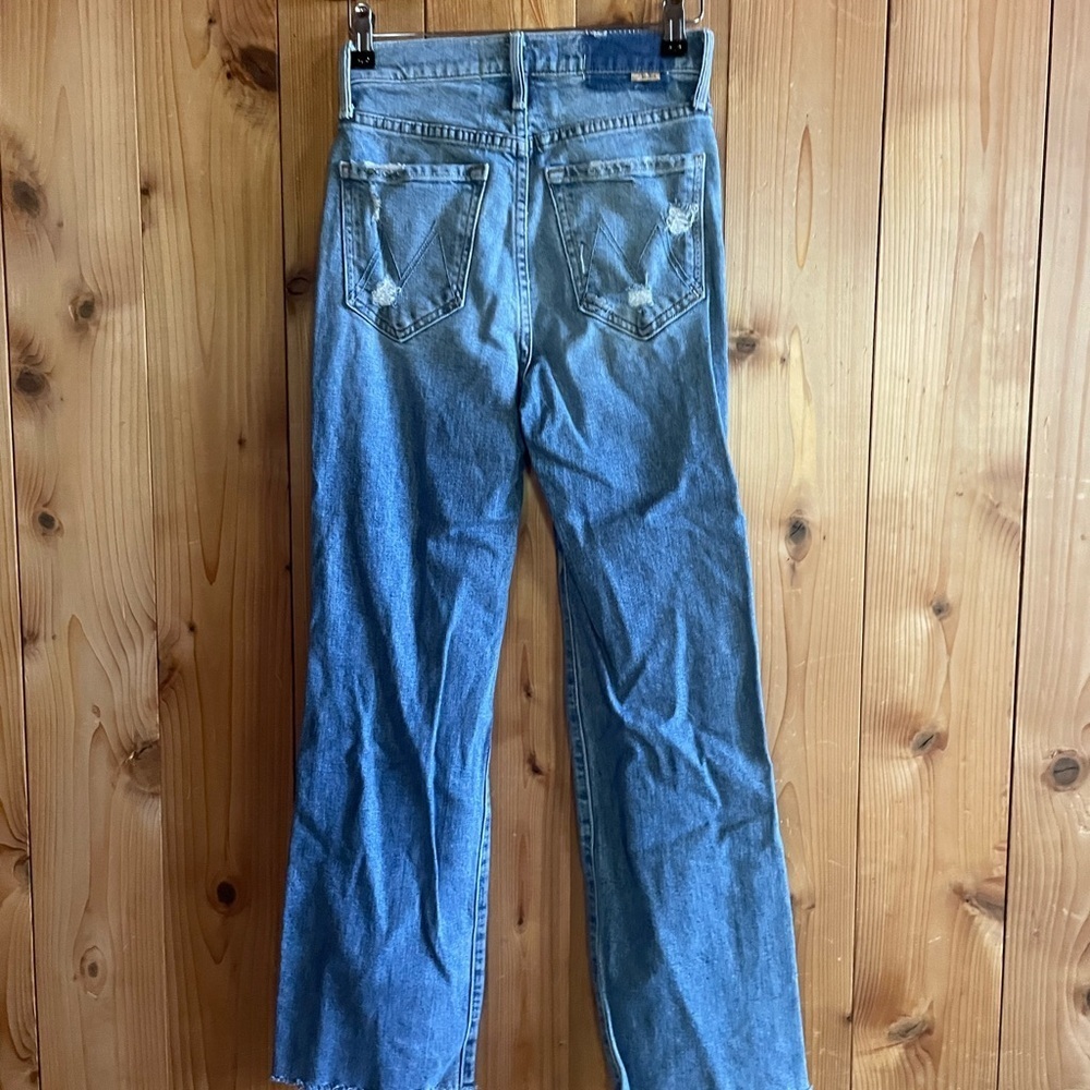 MOTHER Denim The Rambler Ankle fray  In Holy Melancholy 24
